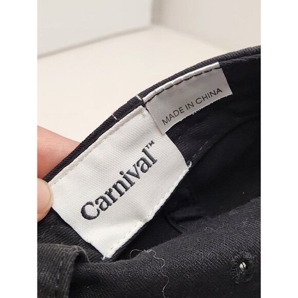 Carnival Cruise Hat Cap Strap Back Black Adjustable - Picture 5 of 5